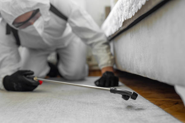 Professional Mosquito Control technician working in Markesan, WI